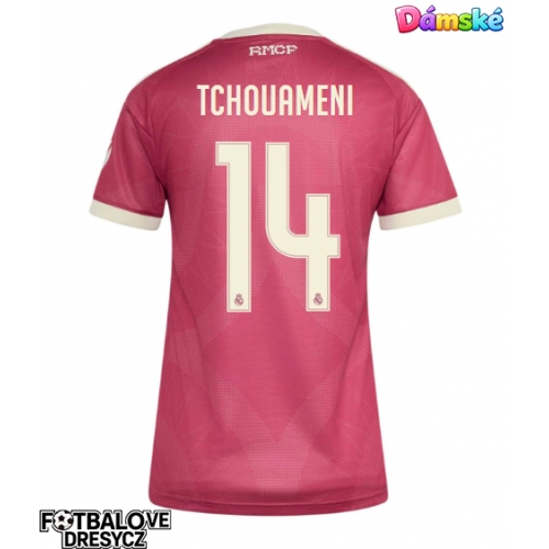 Real Madrid Aurelien Tchouameni #14 Dámské Alternativní Dres 2026-27 Krátký Rukáv Real Madrid Aurelien Tchouameni #14 Dámské Alternativní Dres 2026-27 Krátký Rukáv